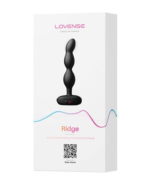 The packaging for the Lovense Ridge | Kinkly Shop