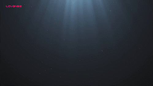 GIF showcases the Lovense Ridge being dropped into a pool of water. Text on the GIF reads "IPX7 waterproof" | Kinkly Shop