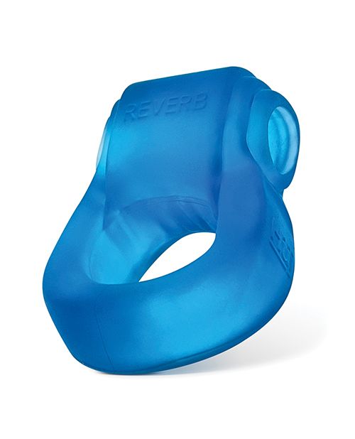 The Oxballs Glowdick cock ring without the LED light inserted in the toy. It is just the stretchy ring material, showcasing how the ring can be used without the LED light in the toy. | Kinkly Shop