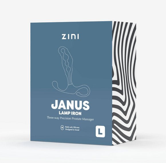 Packaging for the Zini Janus Lamp Iron | Kinkly Shop