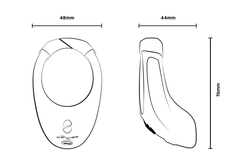 Specifications for the We-Vibe Bond. The information is included inside of the product description. | Kinkly Shop