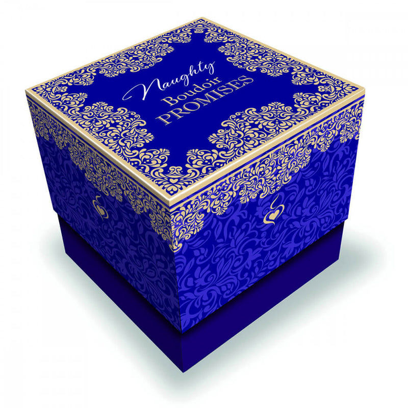 The box for the Naughty Boudoir Promises set. | Kinkly Shop