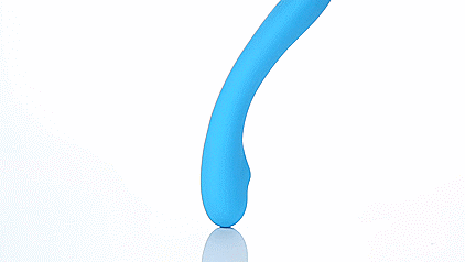 GIF showing the bendable, flexible design of the Cloud 9 G-Spot Slim Single | Kinkly Shop