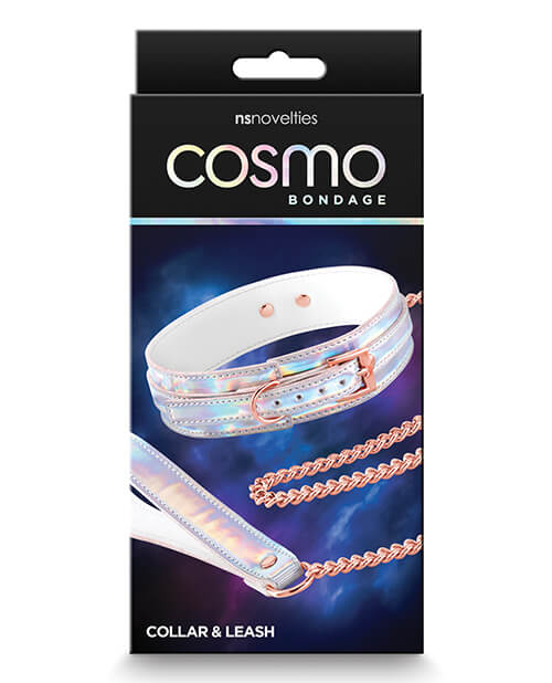 Packaging for the NS Novelties Cosmo Bondage Collar and Leash | Kinkly Shop