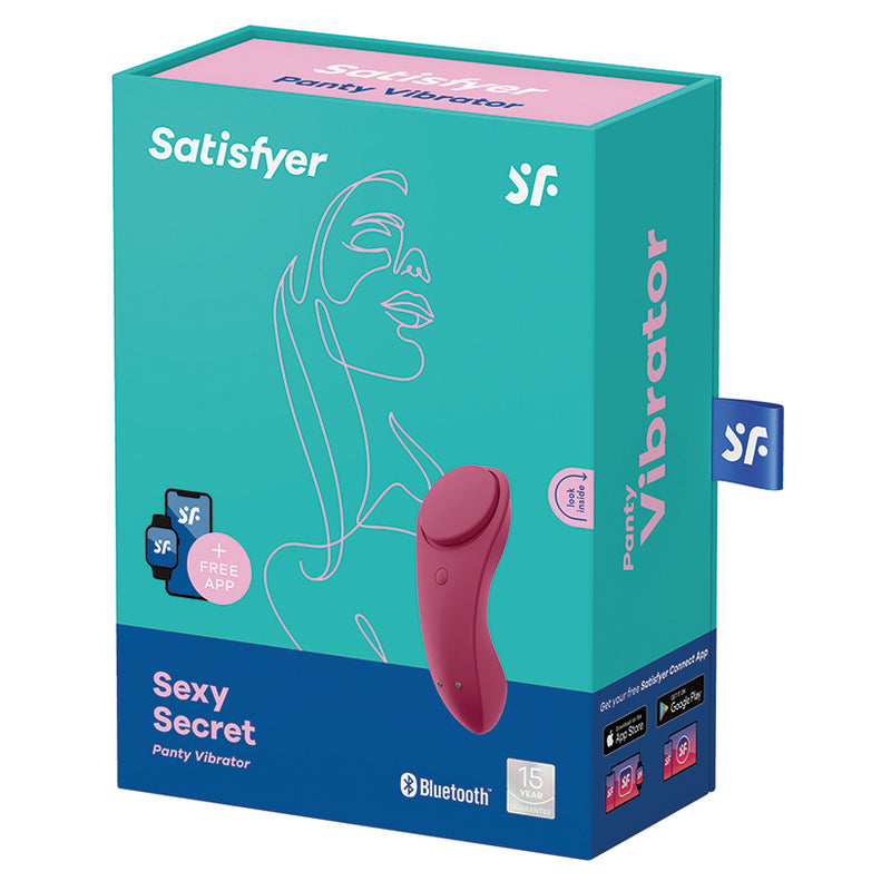 Packaging for the Satisfyer Sexy Secret panty vibrator | Kinkly Shop