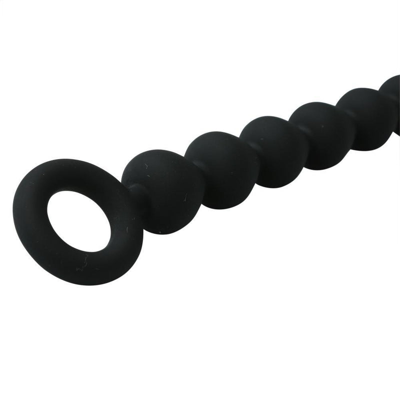Sportsheets Black Silicone Anal Beads - Kinkly Shop