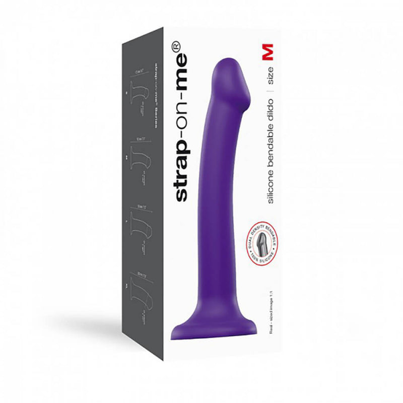 Packaging for the Strap-on-Me Bendable Dual-Density Dildo | Kinkly Shop