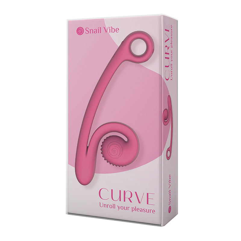 Packaging for The Snail Vibe Curve in pink | Kinkly Shop