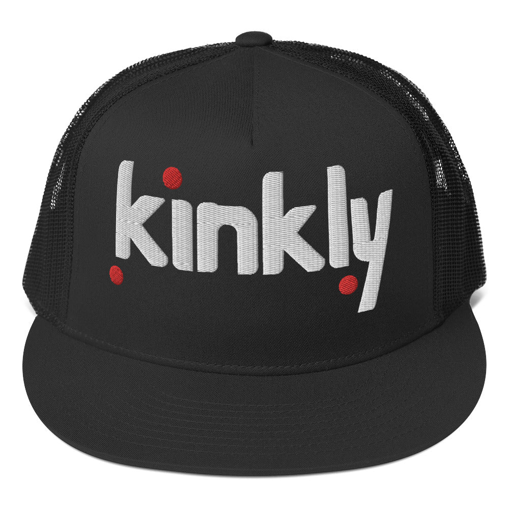 Kinkly Trucker Cap Black