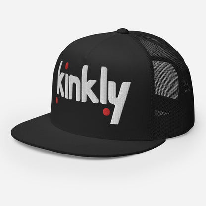 Kinkly Trucker Cap Black