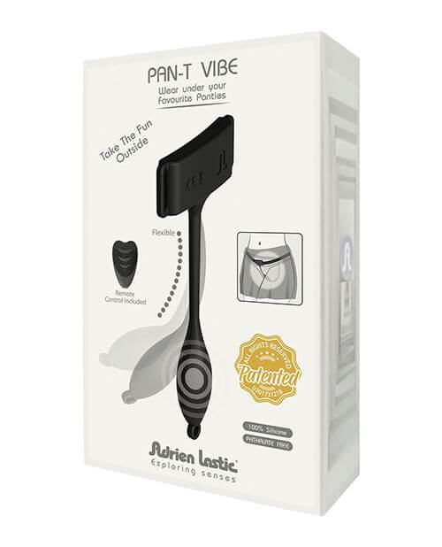 Packaging for the Adrien Lastic Pan-T Vibrator | Kinkly Shop