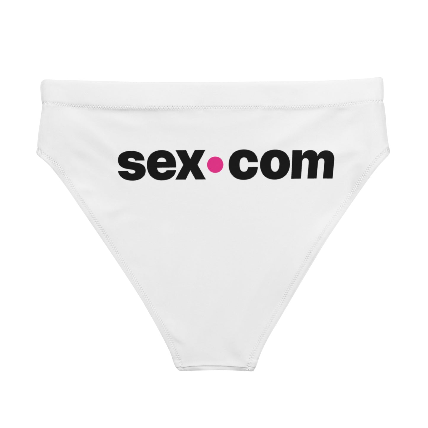 Sex.com Recycled High-Waisted Bikini Swim Bottom