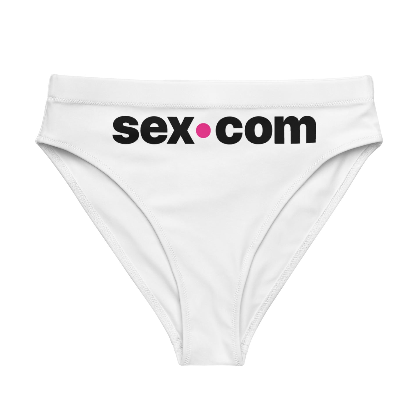 Sex.com Recycled High-Waisted Bikini Swim Bottom