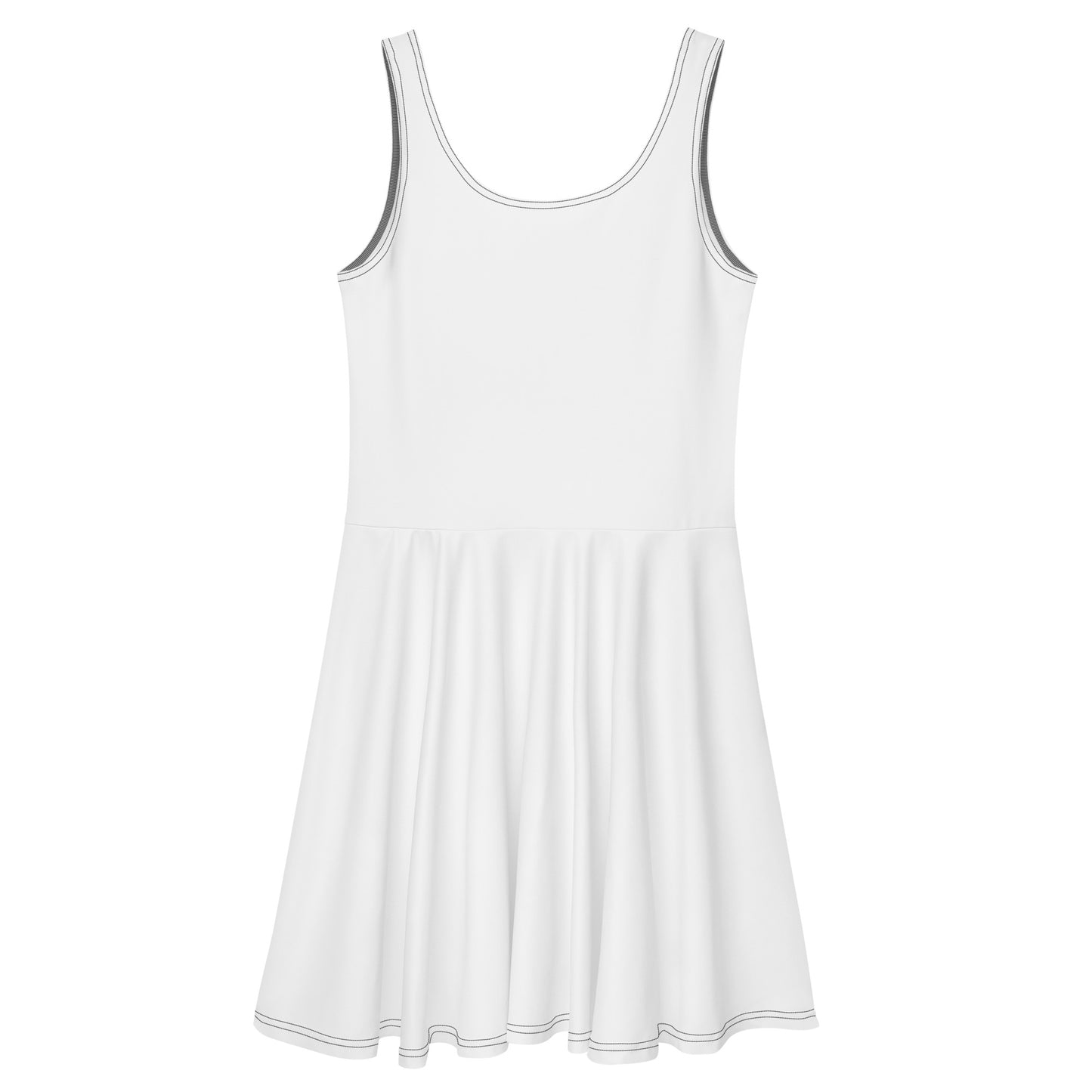 Sex.com Skater Dress - White