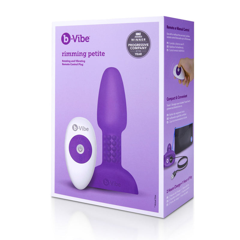 Packaging for the b-Vibe Petite Rimming Plug | Kinkly Shop
