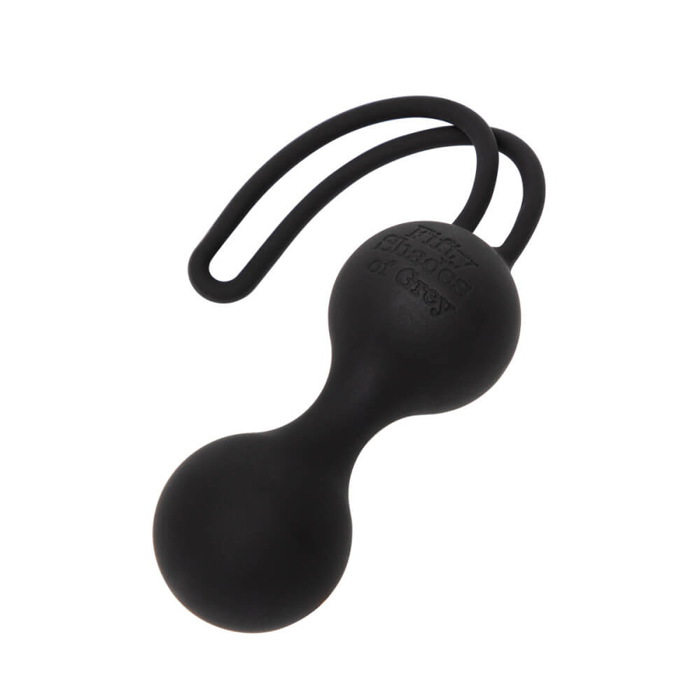 Close-up of the kegel exerciser included in the Fifty Shades of Grey Desire Blooms Kit | Kinkly Shop