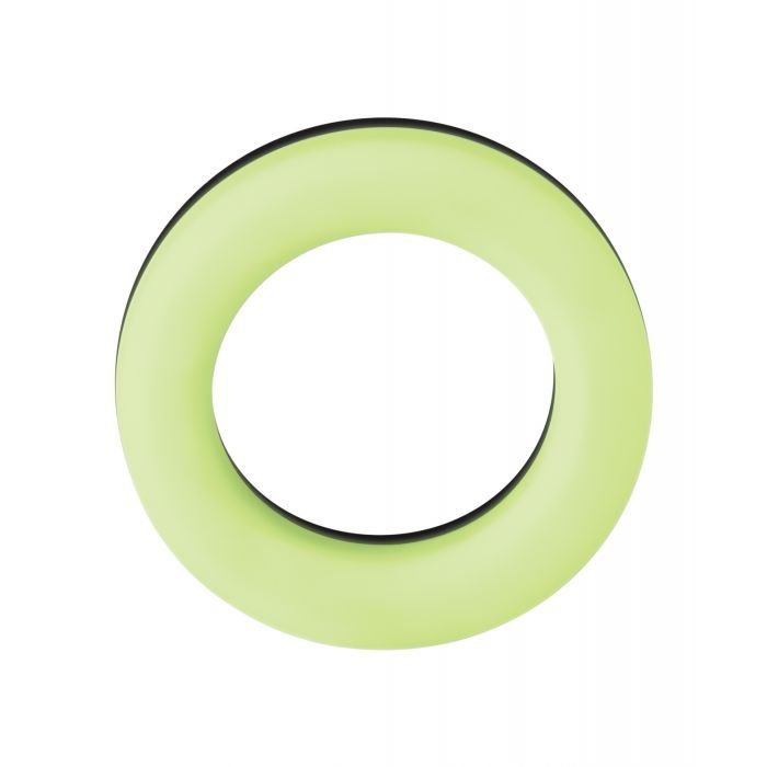 The glow-in-the-dark side of the Forto F-19 Two-Tone Glow in the Dark. It is untextured in a circle. | Kinkly Shop