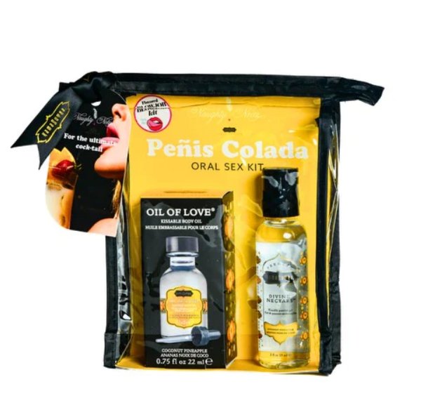 Kama Sutra Cocktail Kit in Penis Colada flavor. | Kinkly Shop