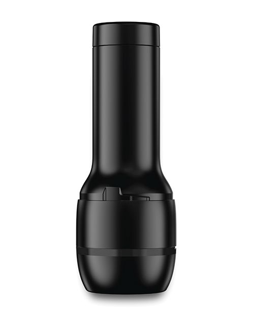 The KIIROO RealFeel Generic Butt with the full case. This showcases the included lid that protects the entrance of the stroker when placing the stroker in storage. | Kinkly Shop