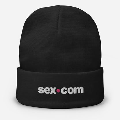 Sex.com Beanie - Black