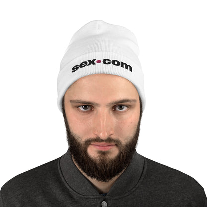 Sex.com Beanie - White