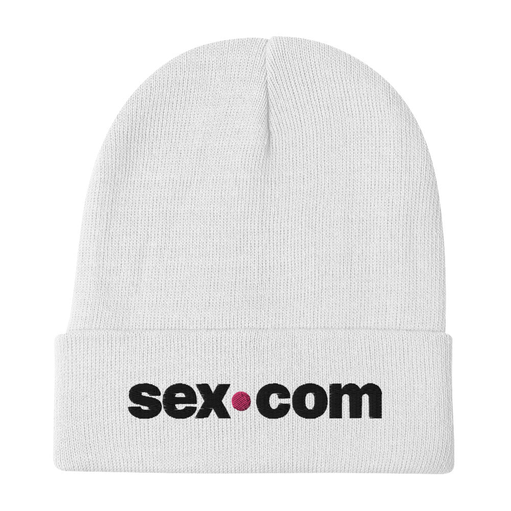 Sex.com Beanie White