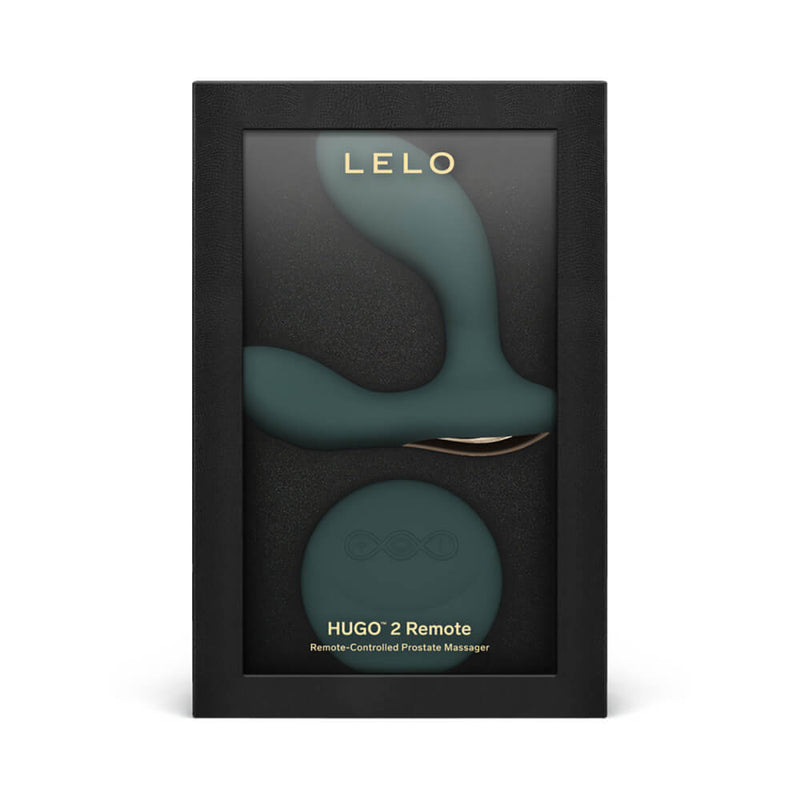 Packaging for the LELO HUGO 2 | Kinkly Shop