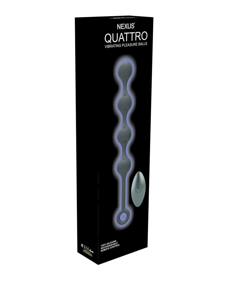 Packaging for the Nexus Quattro Vibrating Anal Beads | Kinkly Shop
