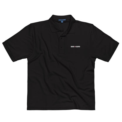 Sex.com Men's Premium Polo - Black