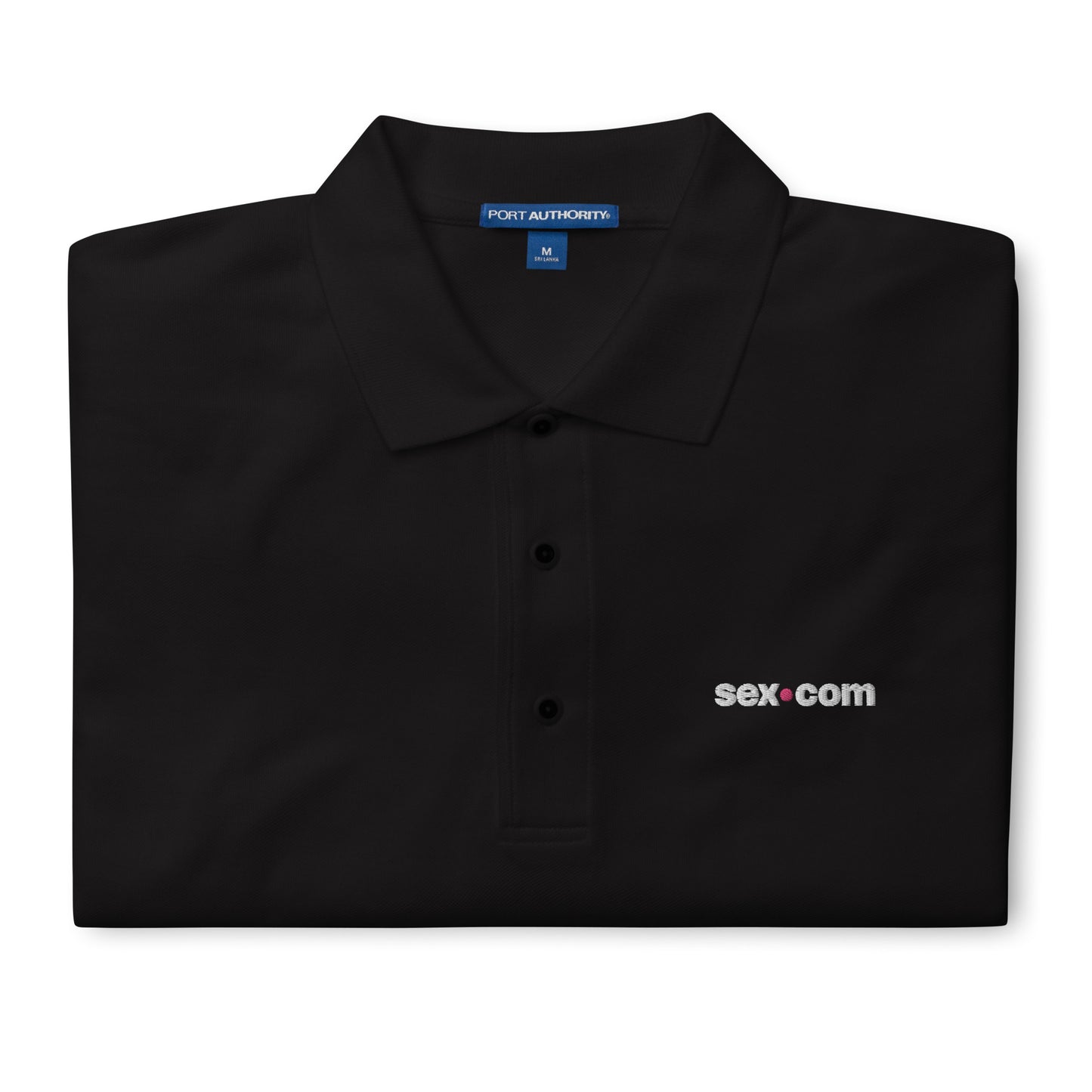 Sex.com Men's Premium Polo - Black