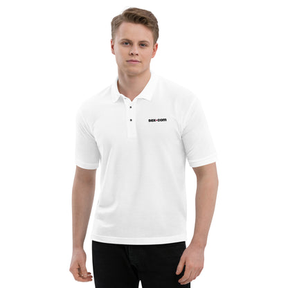 Sex.com Men's Premium Polo - White