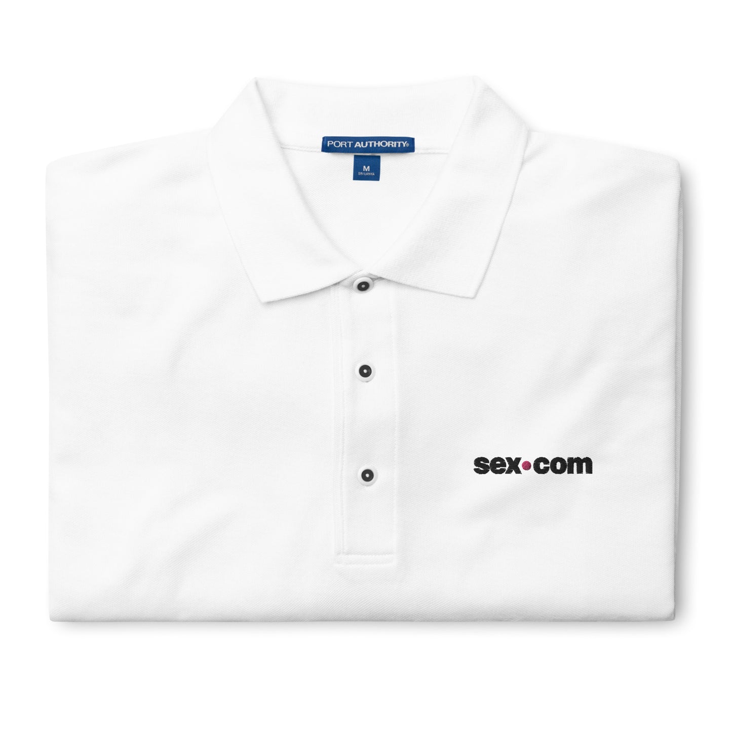 Sex.com Men's Premium Polo - White