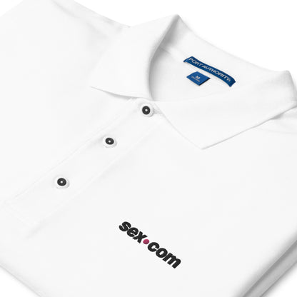 Sex.com Men's Premium Polo - White