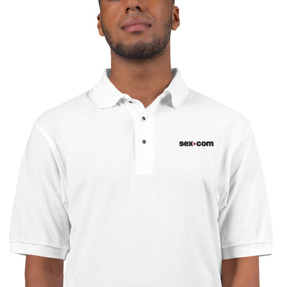 Sex.com Men's Premium Polo - White