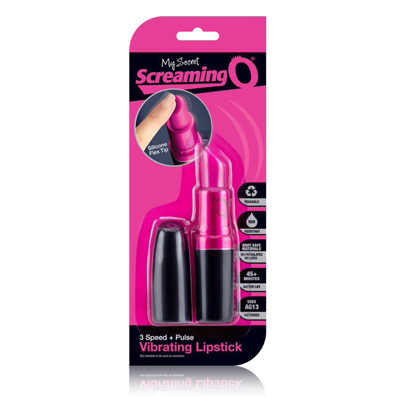 Packaging for the Screaming O My Secret Vibrating Lipstick | Kinkly Shop