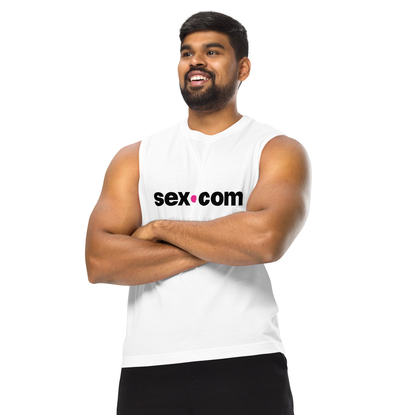 Sex.com Muscle Shirt - White