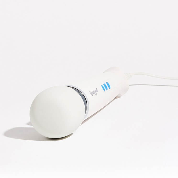 Close-up of the broad head of the tip of the Magic Wand Plus | Kinkly Shop