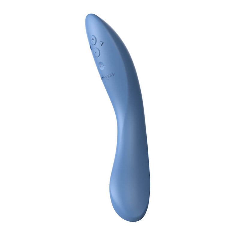 We-Vibe Rave 2 in Muted Blue up against a plain white background | Kinkly Shop