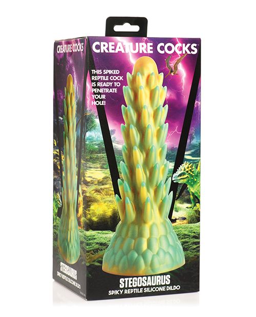 Packaging for the Creative Cocks Stegosaurus | Kinkly Shop