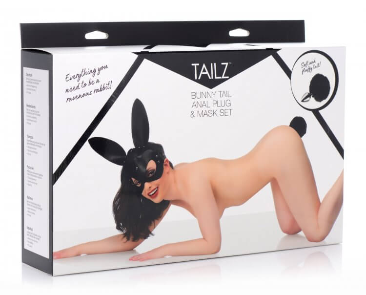 Packaging for the Tailz Bunny Pet Play Kit | Kinkly Shop