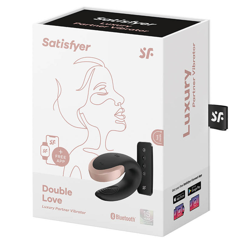 Packaging for the Satisfyer Double Love | Kinkly Shop