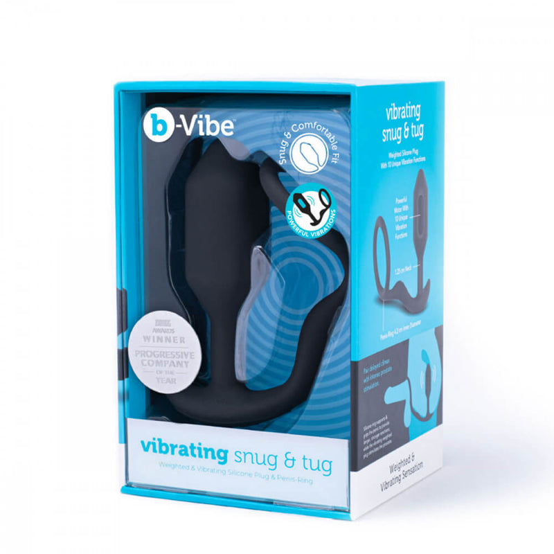 Packaging for the b-Vibe Vibrating Snug and Tug | Kinkly Shop
