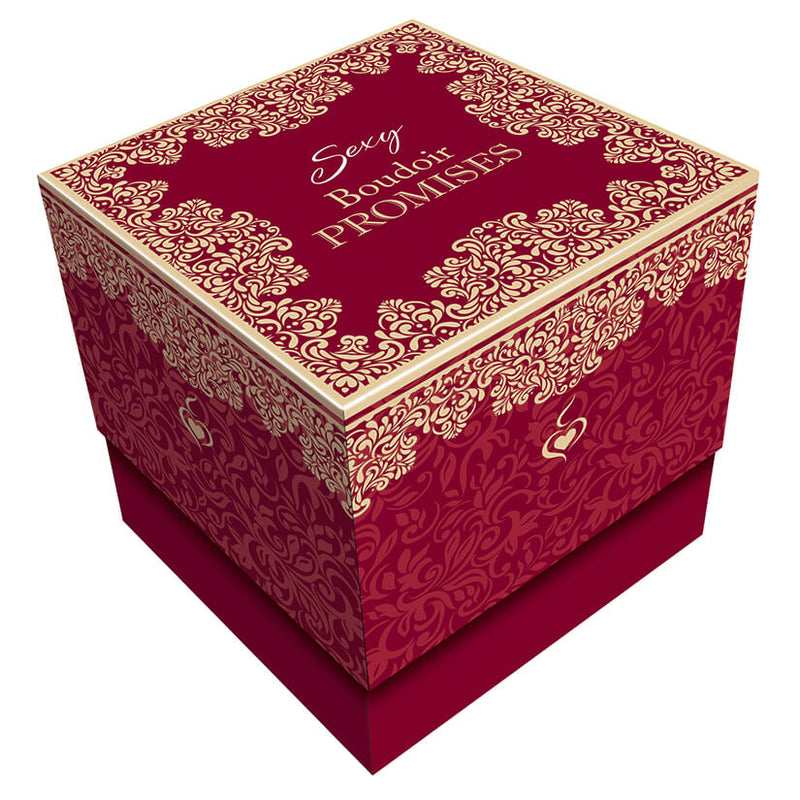 The box for the Sexy Boudoir Promises set. | Kinkly Shop