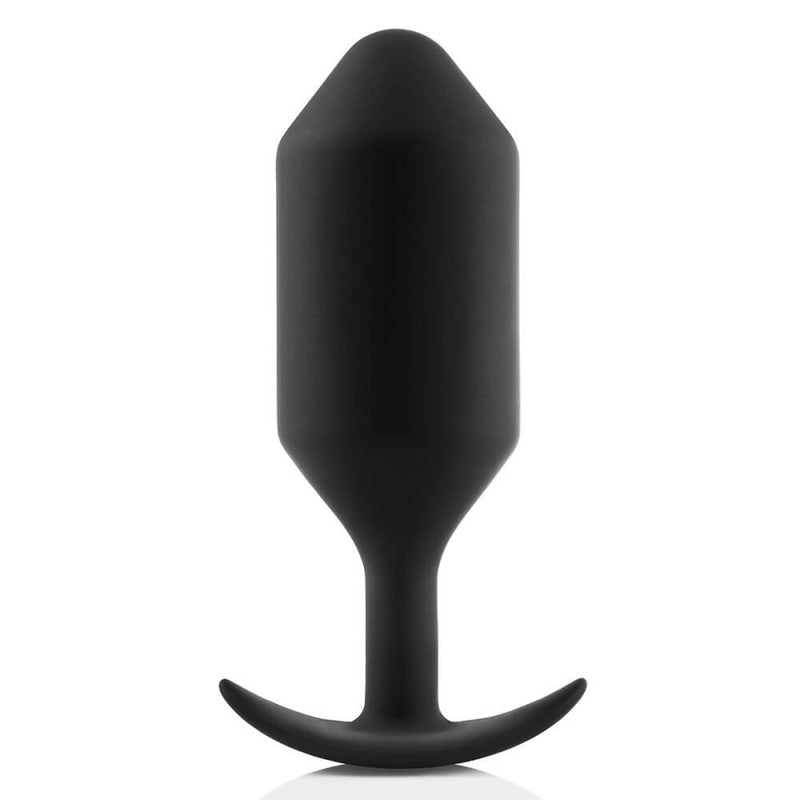 Snug Plug 6 from the b-Vibe mASSter's Degree Anal Set up against a white background | Kinkly Shop