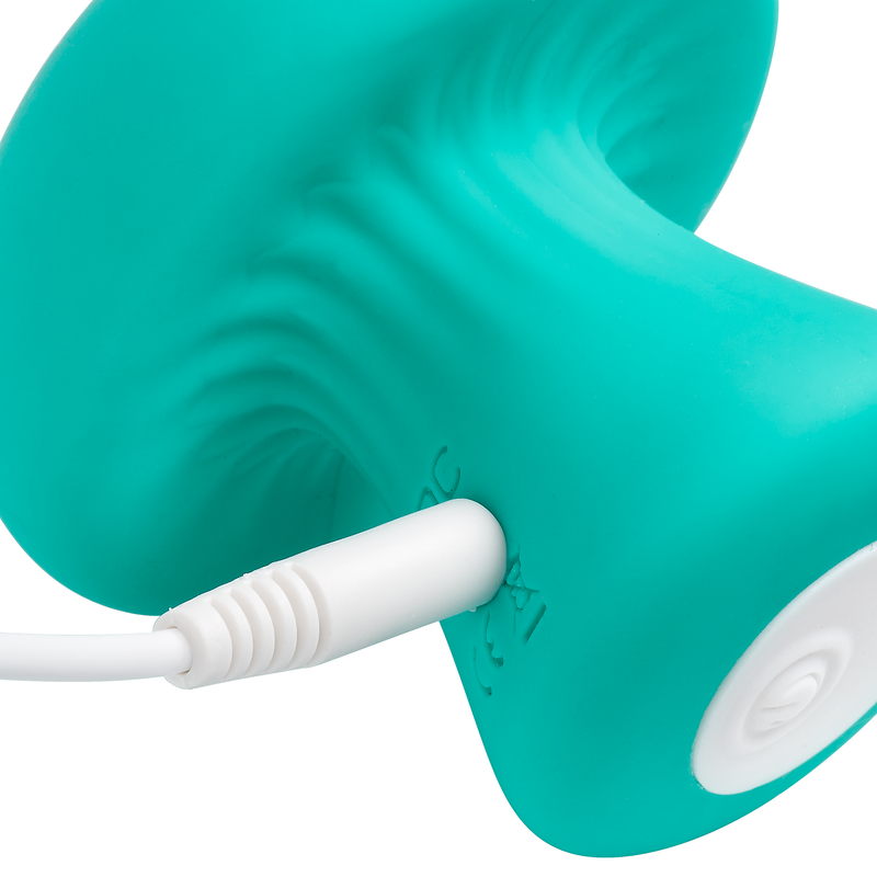Charging cable plugged into the Cloud 9 Mushroom Massager | Kinkly Shop