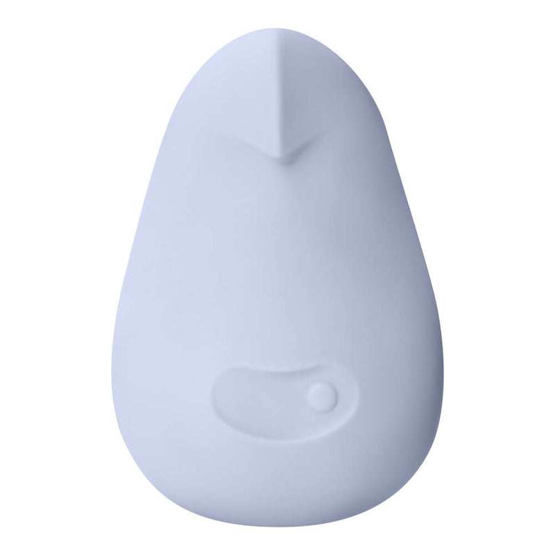 A close-up of the side that rests against the body. This showcases the pinpoint, ridged tip of the Dame Pom for pinpoint stimulation. | Kinkly Shop