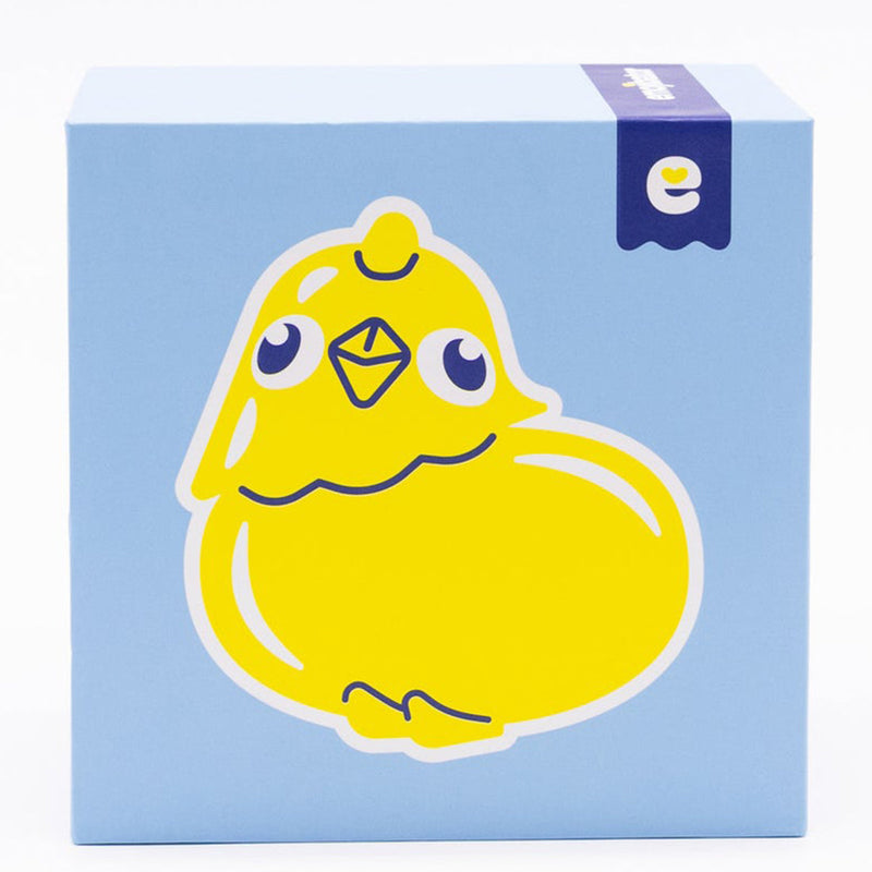Packaging for the Emojibator Chickie | Kinkly Shop