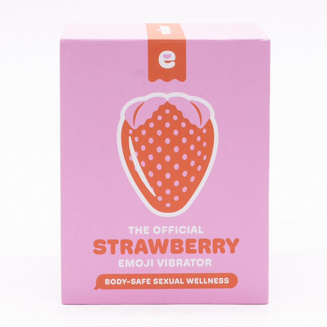 Packaging for the Emojibator Strawberry | Kinkly Shop