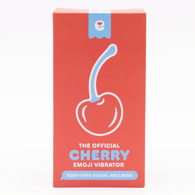 Packaging for the Emojibator Cherry | Kinkly Shop