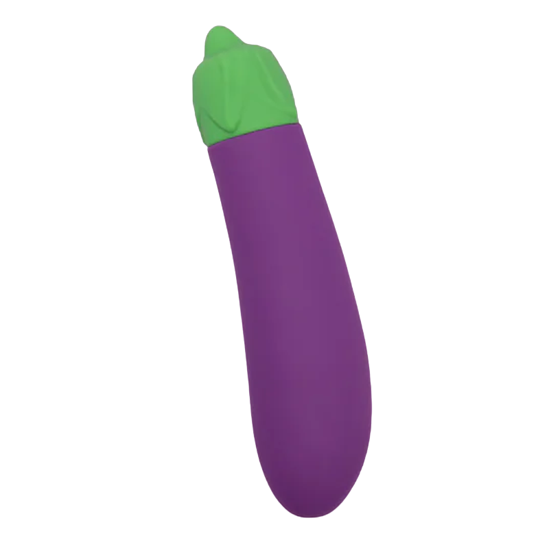 Emojibator Eggplant with a transparent background | Kinkly Shop